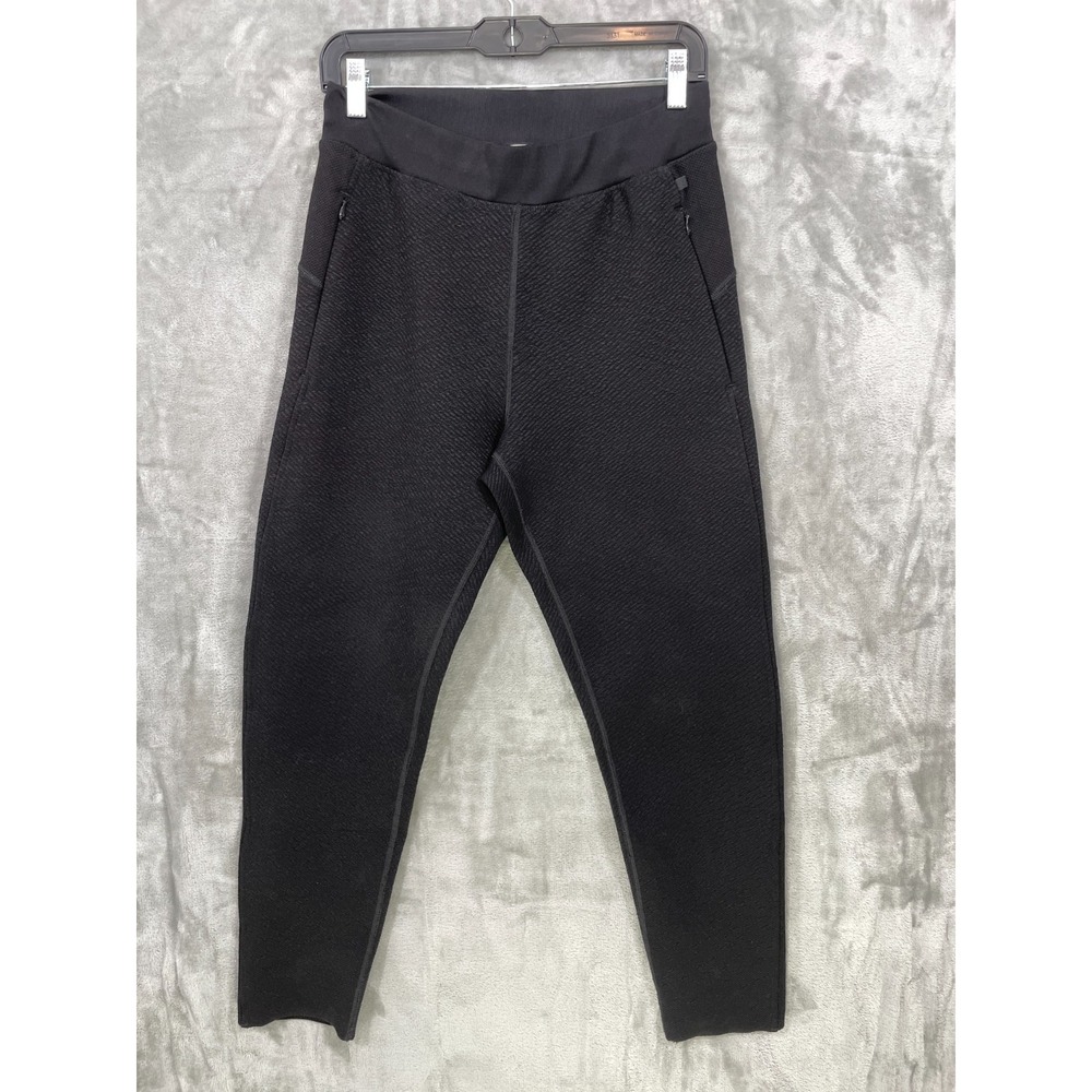 Lululemon End State Jogger Pant Black Women's Size 6 Textured 3D Wool Blend